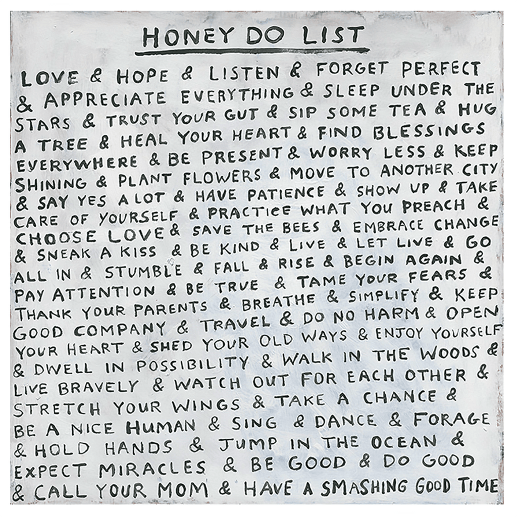Sugarboo: Honey Do List Art Print Wall Art Sugarboo SMALL 
