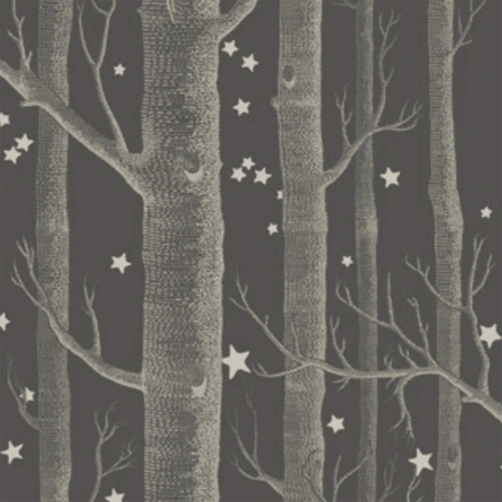 Woods & Stars Wallpaper Wallpaper Cole & Sons CHARCOAL 