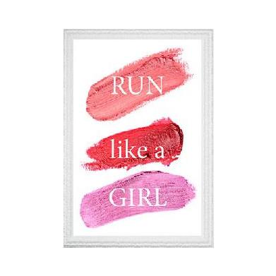 Run Like A Girl Wall Art Accessories Rosenbaum Fine Art 15" x 22" 